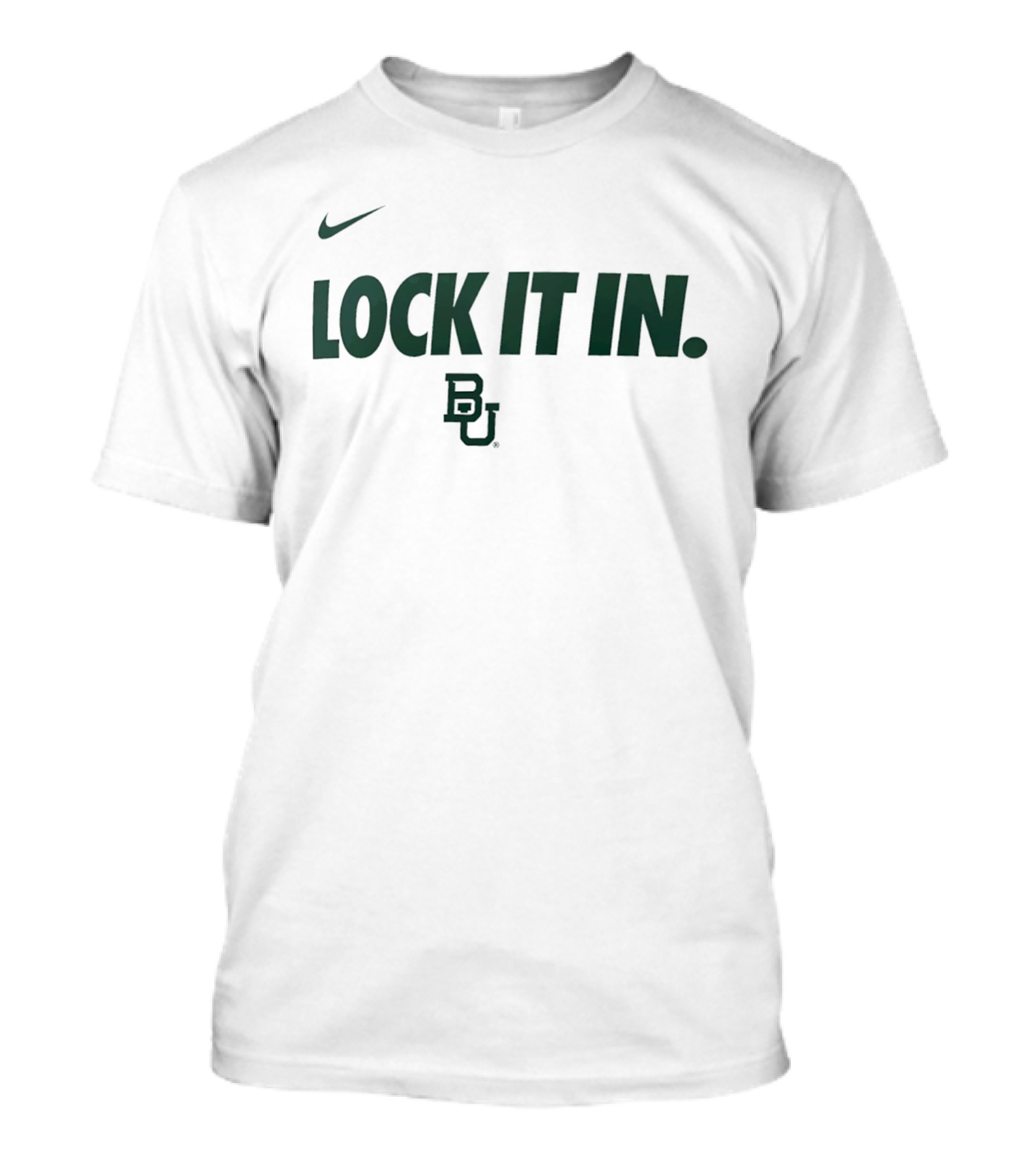 Nike Baylor Bears Lock It In BU T-Shirt