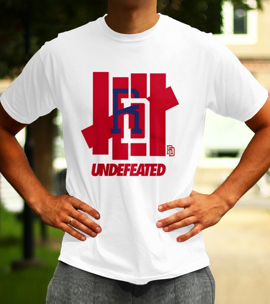 Dominican Republic Baseball RD Undefeated Red Blue T-Shirt