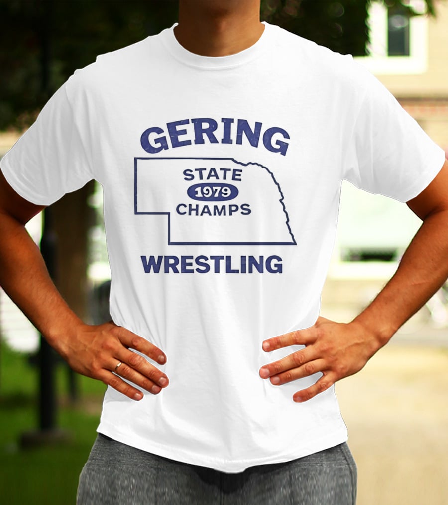 Gering Wrestling State Champs 1979 Nebraska T-Shirt