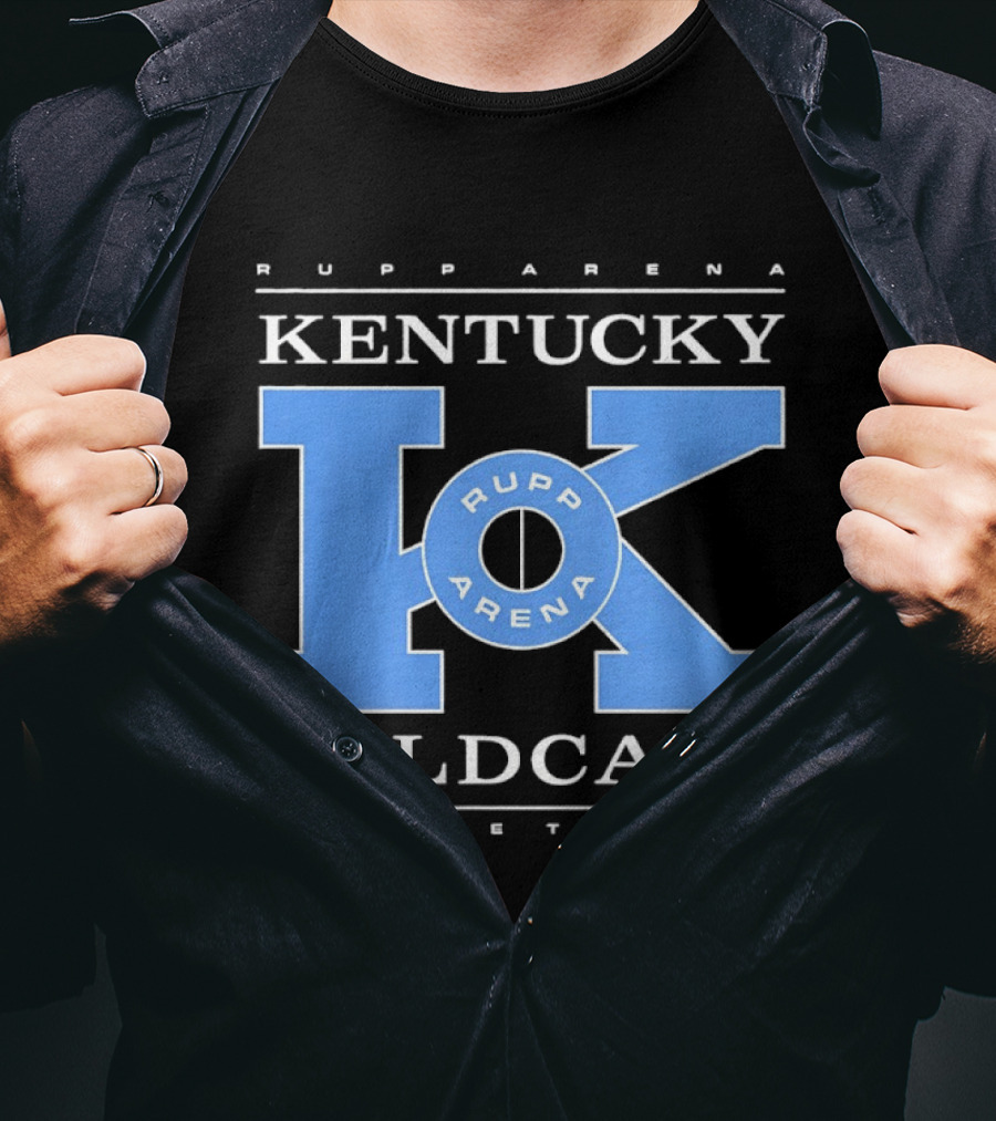 Rupp Arena Kentucky Wildcats Basketball Big K T-Shirt