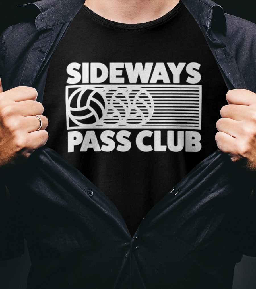 Sideways Pass Club Volleyball Team Loyalty T-Shirt