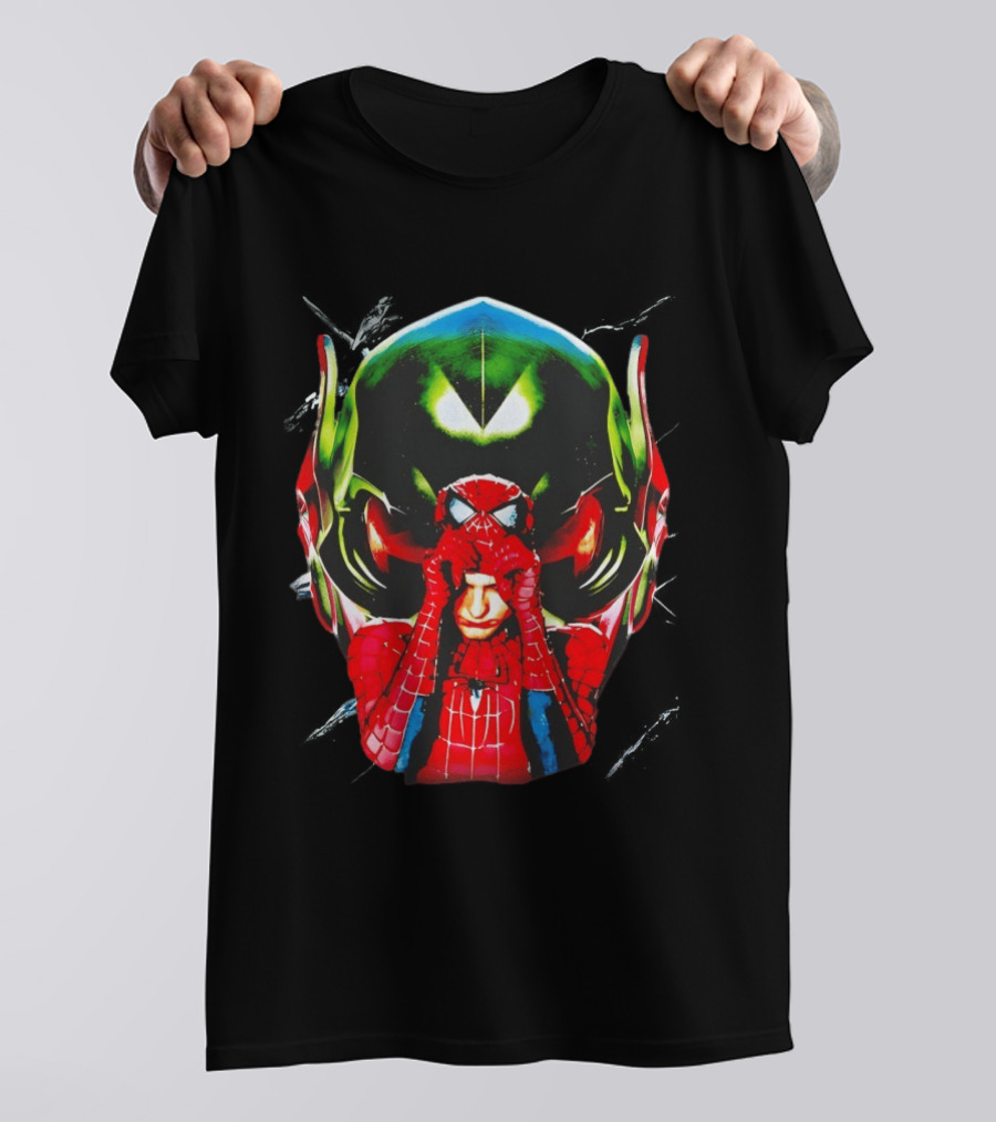 Spiderman Green Goblin Mask T-Shirt