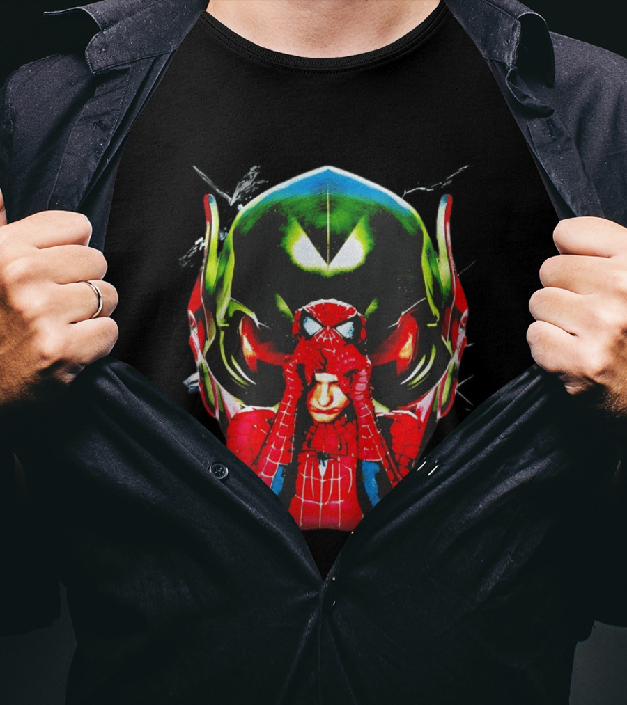 Spiderman Green Goblin Mask T-Shirt