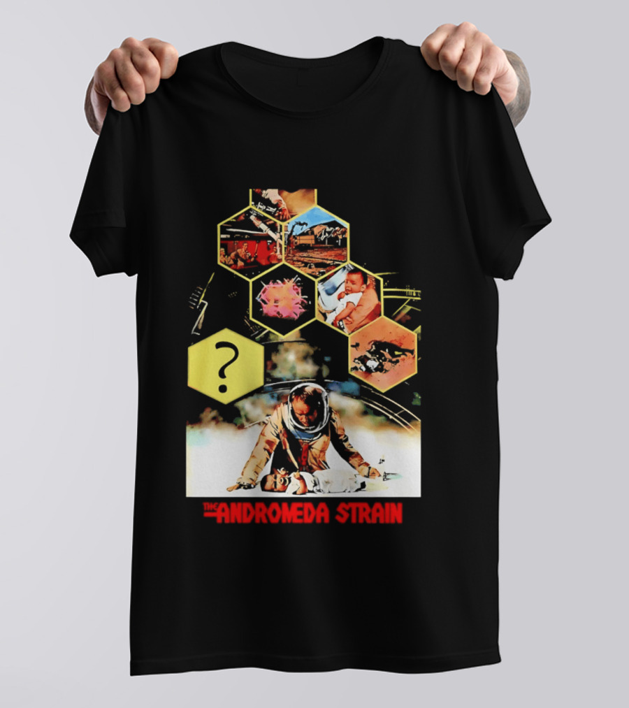 The Andromeda Strain Hexagonal Imagery And Mystery T-Shirt