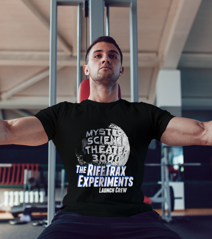 Mystery Science Theater 3000 The Rifftrax Experiments Launch Crew T-Shirt