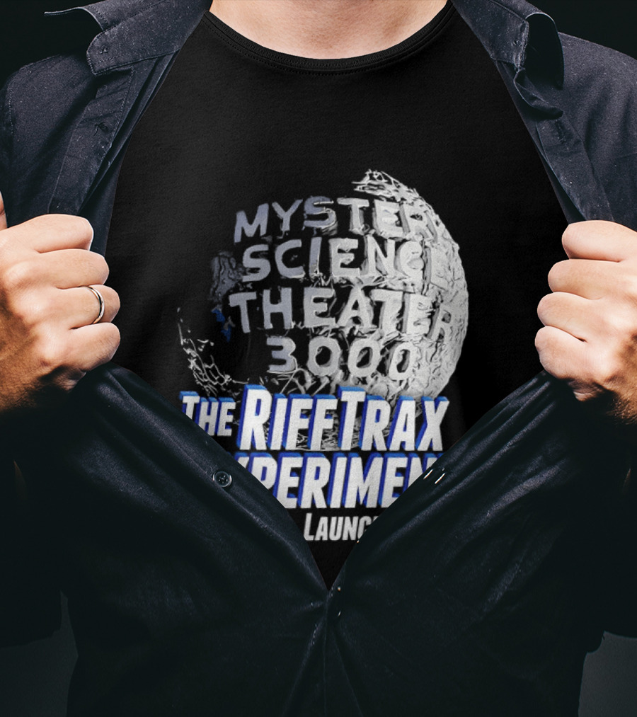 Mystery Science Theater 3000 The Rifftrax Experiments Launch Crew T-Shirt