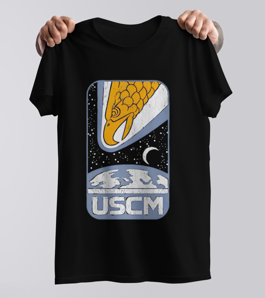 USCM Screaming Eagle Lunar Night Sky T-Shirt