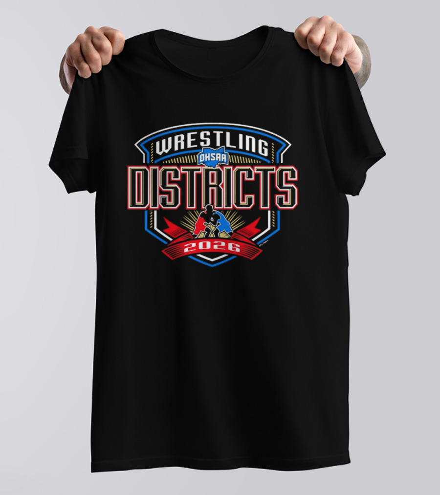 OHSAA 2026 Wrestling Districts Competition T-Shirt