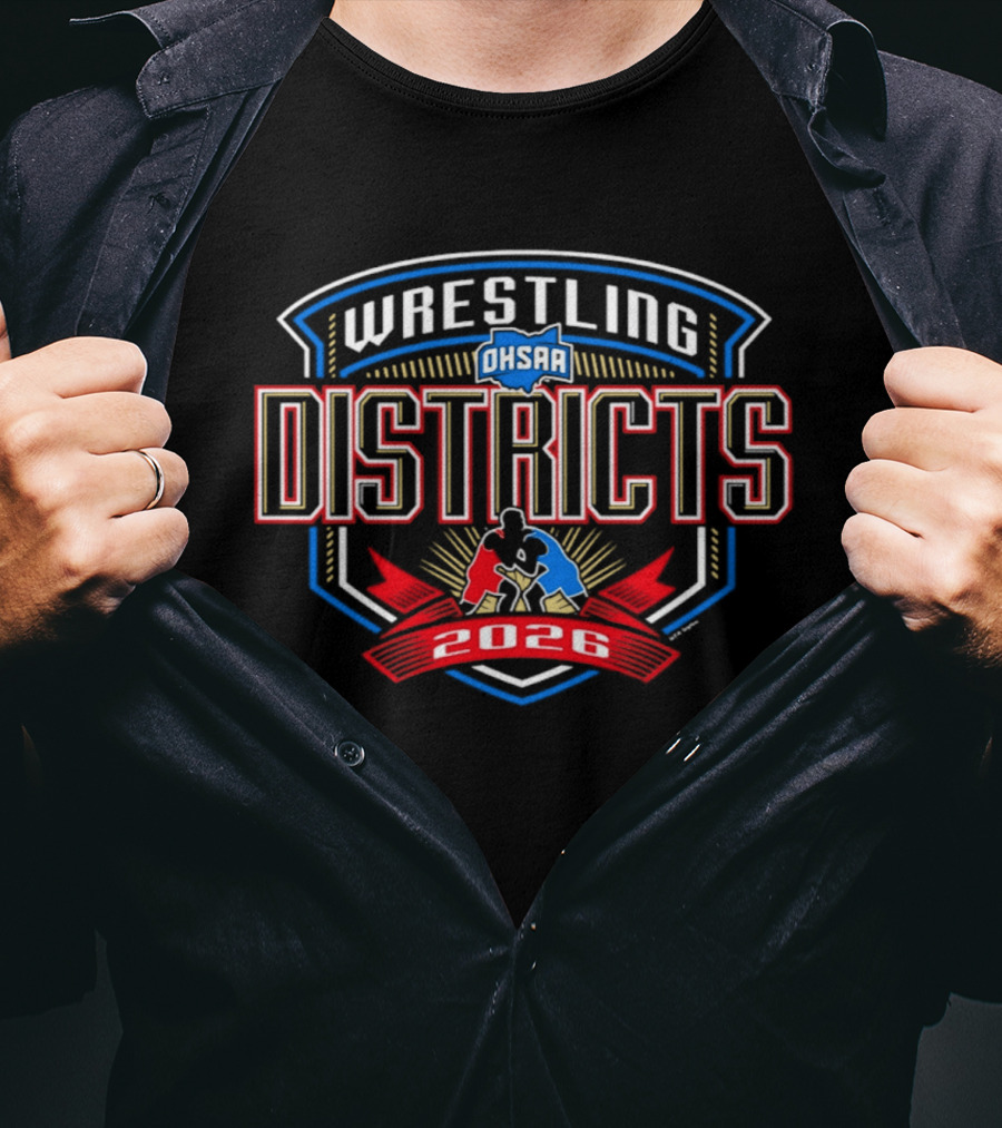 OHSAA 2026 Wrestling Districts Competition T-Shirt