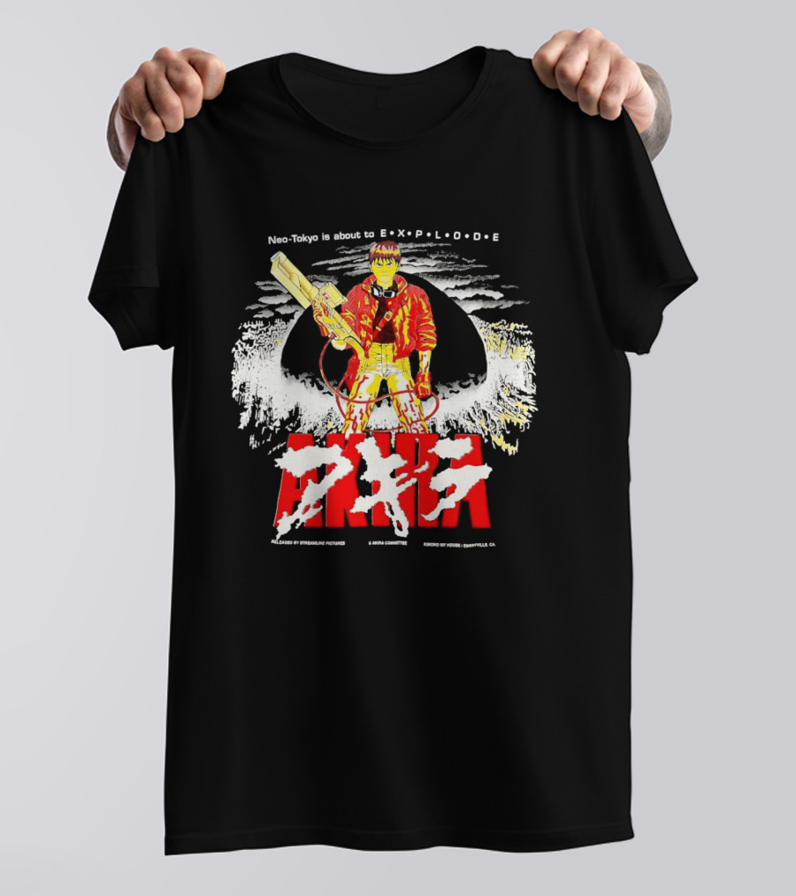 Akira Neo Tokyo Is About To Explode Iconic Anime Art Kaneda Explosion Scene T-Shirt