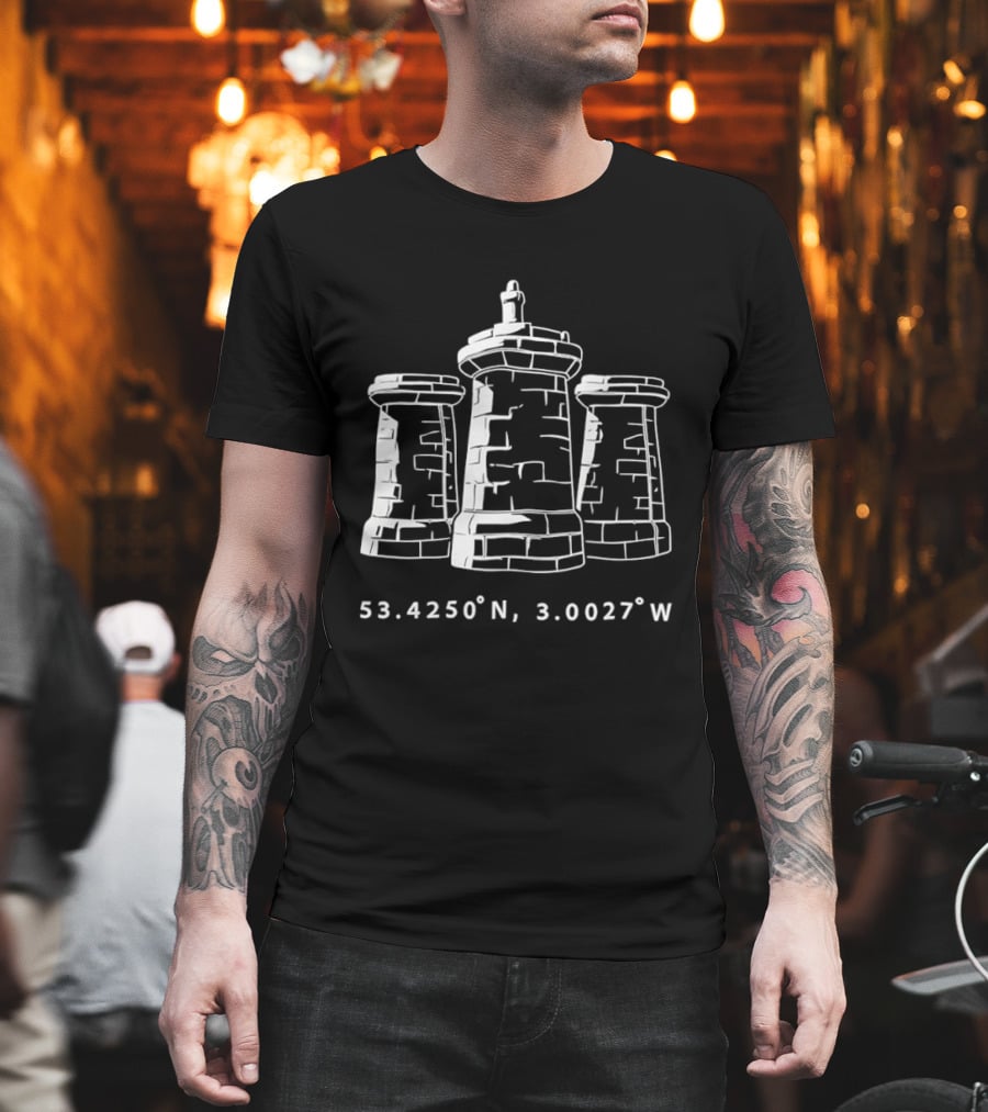 Bramley Moore Liverpool Coordinates 53.4250°N 3.0027°W T-Shirt
