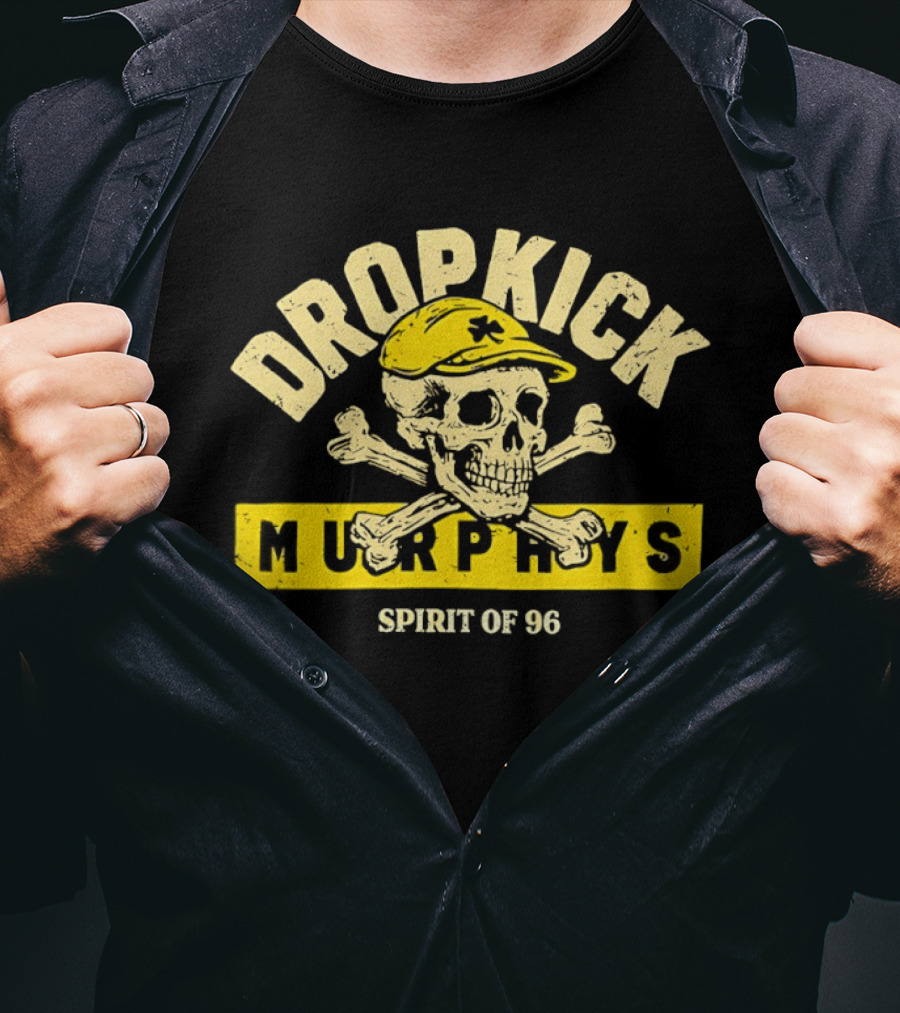 Dropkick Murphys Skull And Crossbones Spirit Of 96 T-Shirt