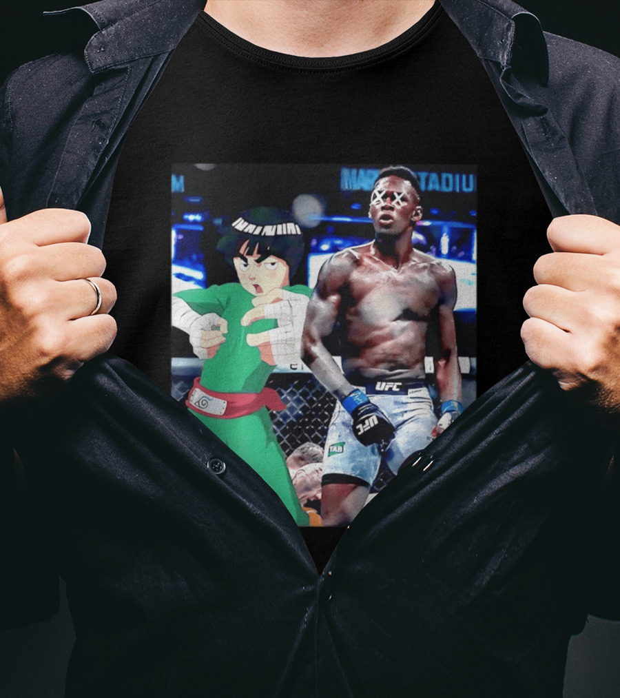 Drunken Fist Rock Lee UFC Crossover Iconic Anime Fighter T-Shirt