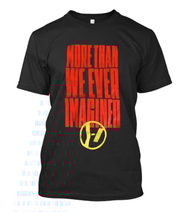 More Than We Ever Imagined Twenty One Pilots Yellow Circle T-Shirt