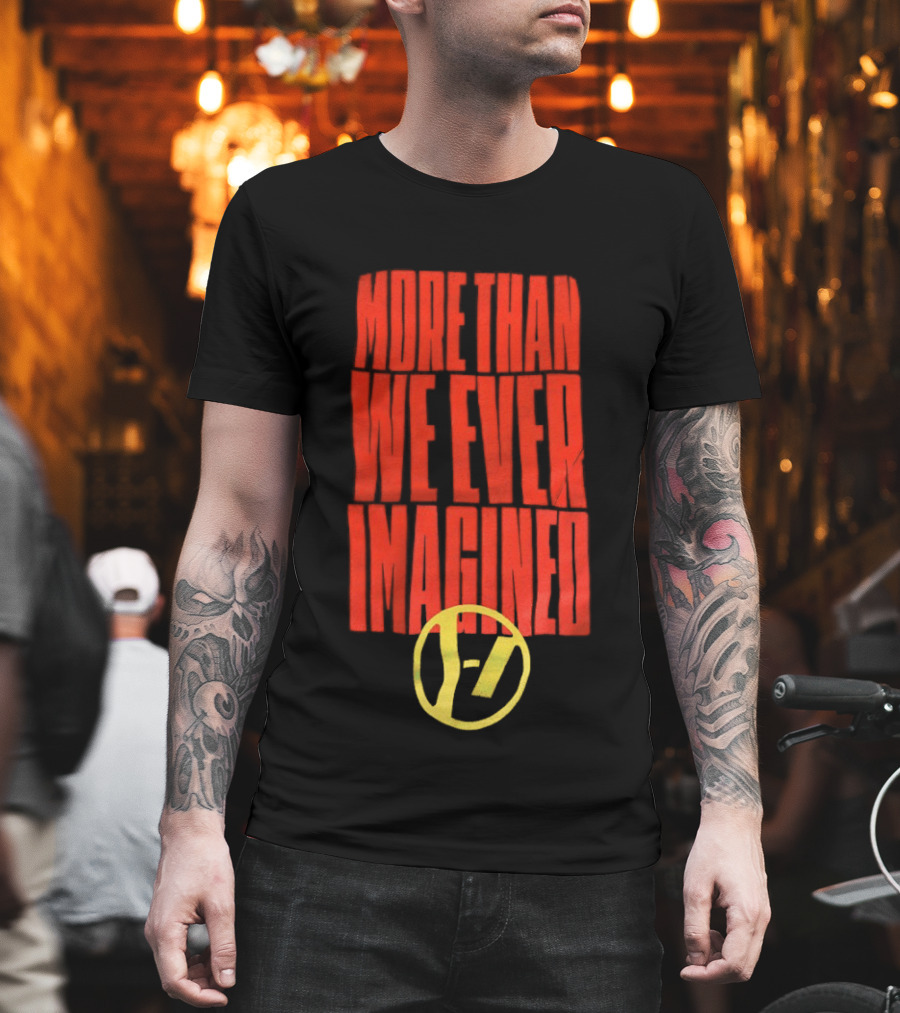 More Than We Ever Imagined Twenty One Pilots Yellow Circle T-Shirt