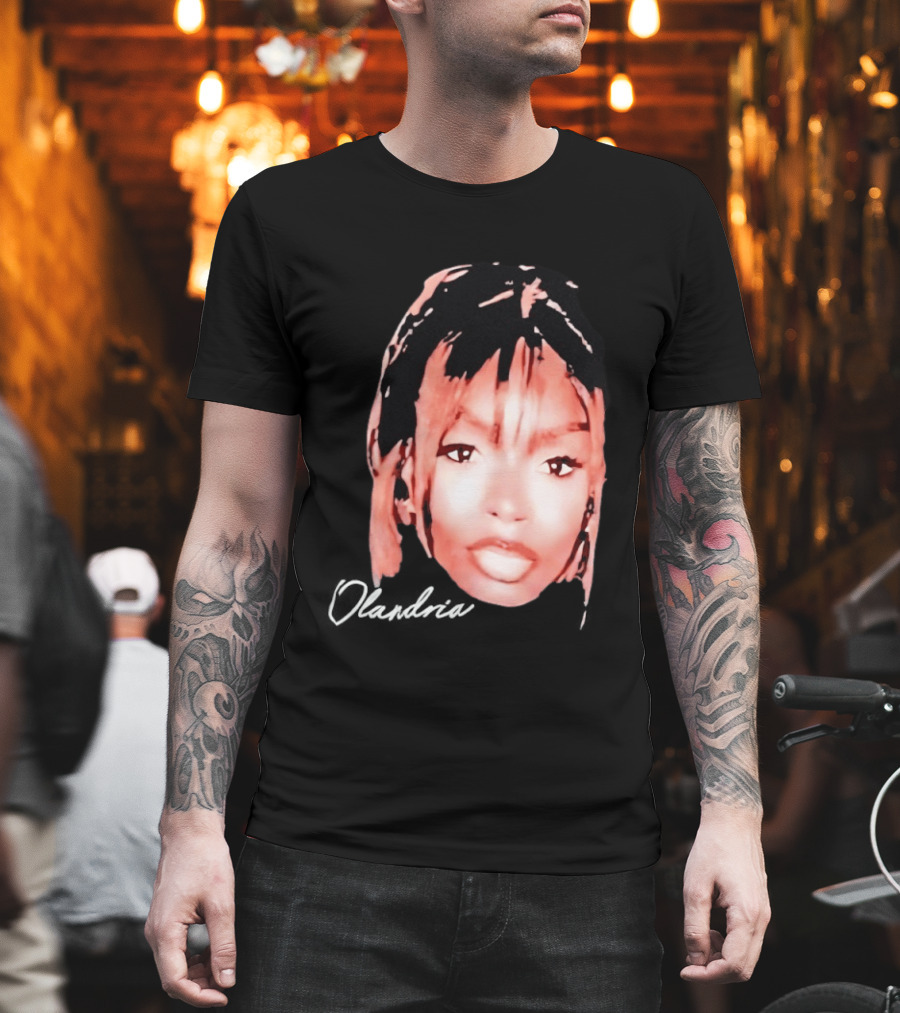 Olandria Carthen Big Face Bold Expression Trend T-Shirt