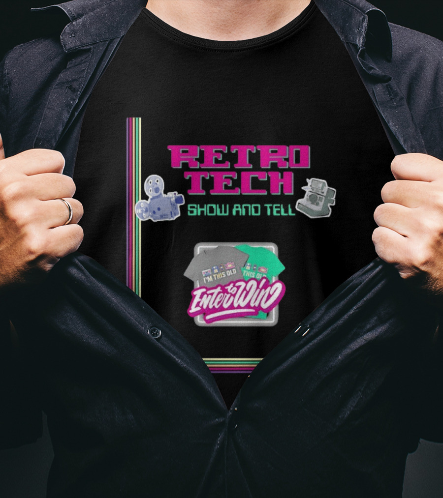 Retro Tech Enter To Win 50 Years I'm This Old T-Shirt