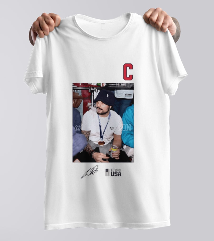 Veeze Wearing Beanie Hat Team USA At Winter Olympics 2026 T-Shirt