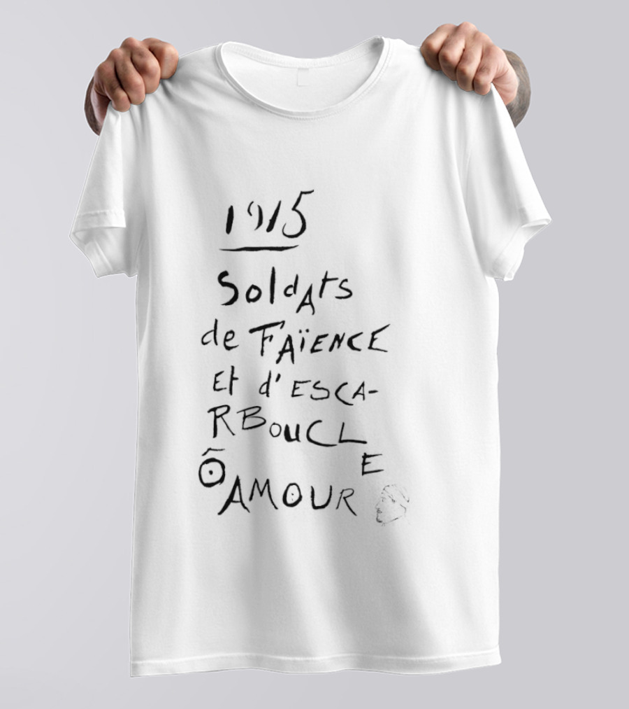 1915 Soldats De Faience Et D'Escarboucle D'Amour T-Shirt