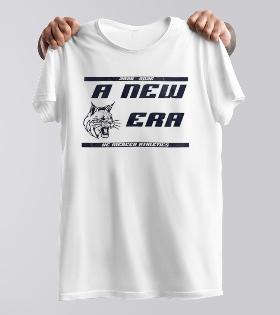 UC Merced Athletics 2025 2026 A New Era Bobcat T-Shirt