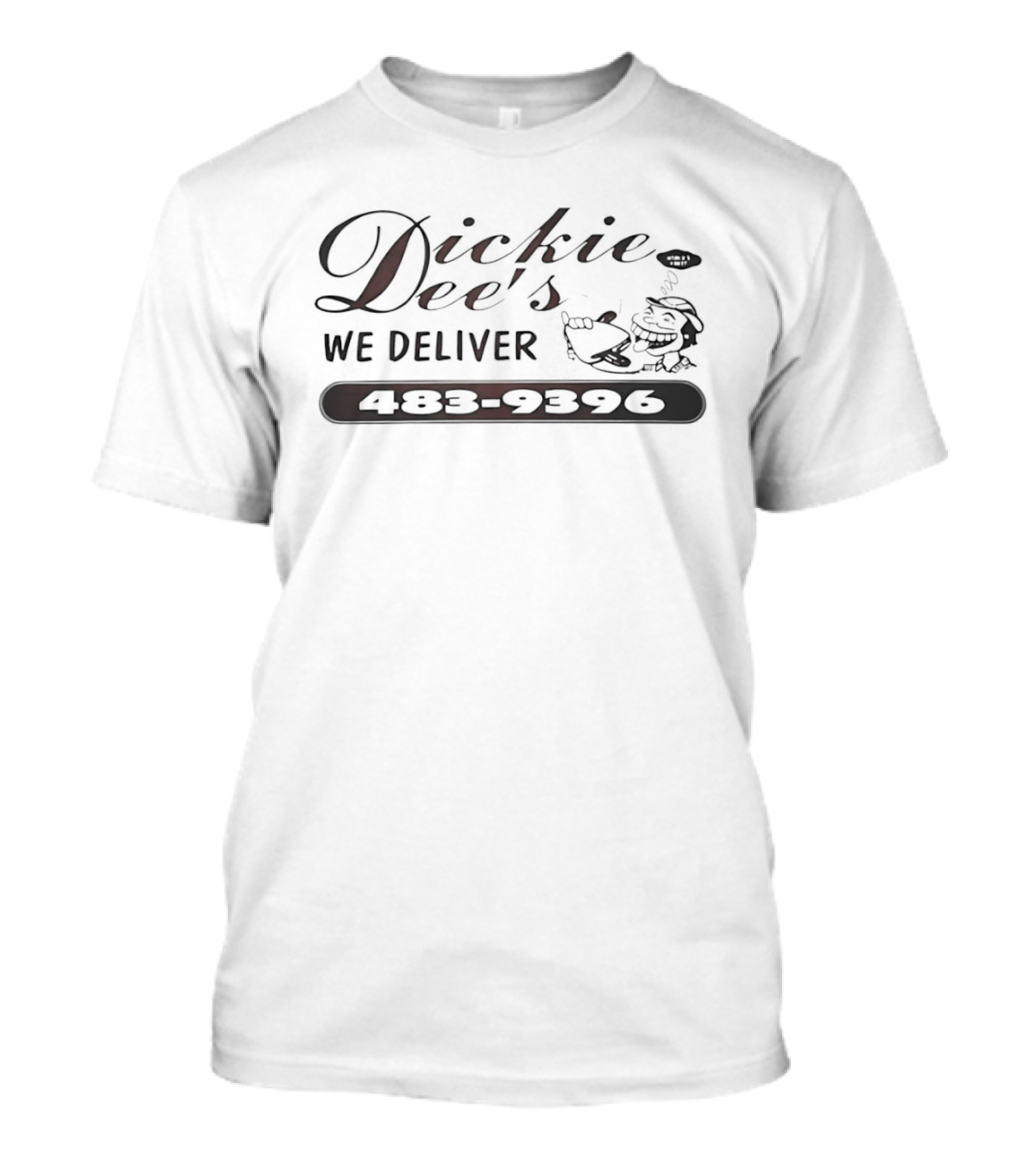 Dickie Dee's We Deliver 483 9396 Retro Ice Cream Cart T-Shirt