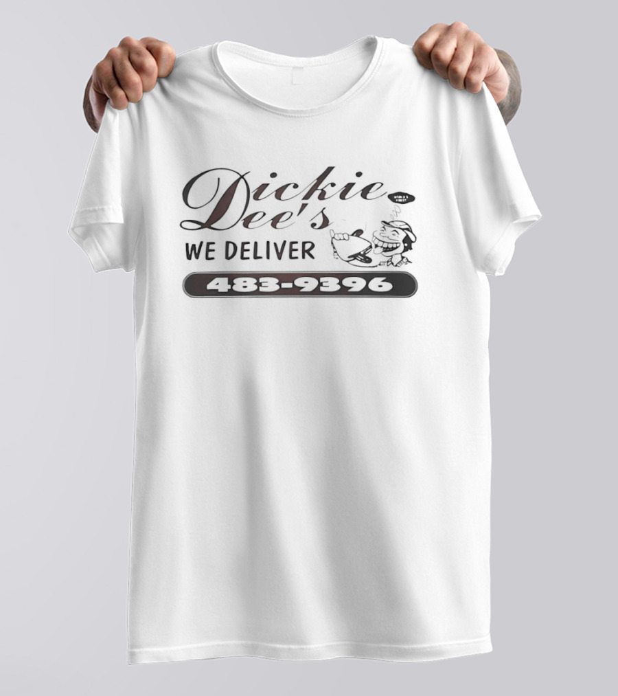 Dickie Dee's We Deliver 483 9396 Retro Ice Cream Cart T-Shirt