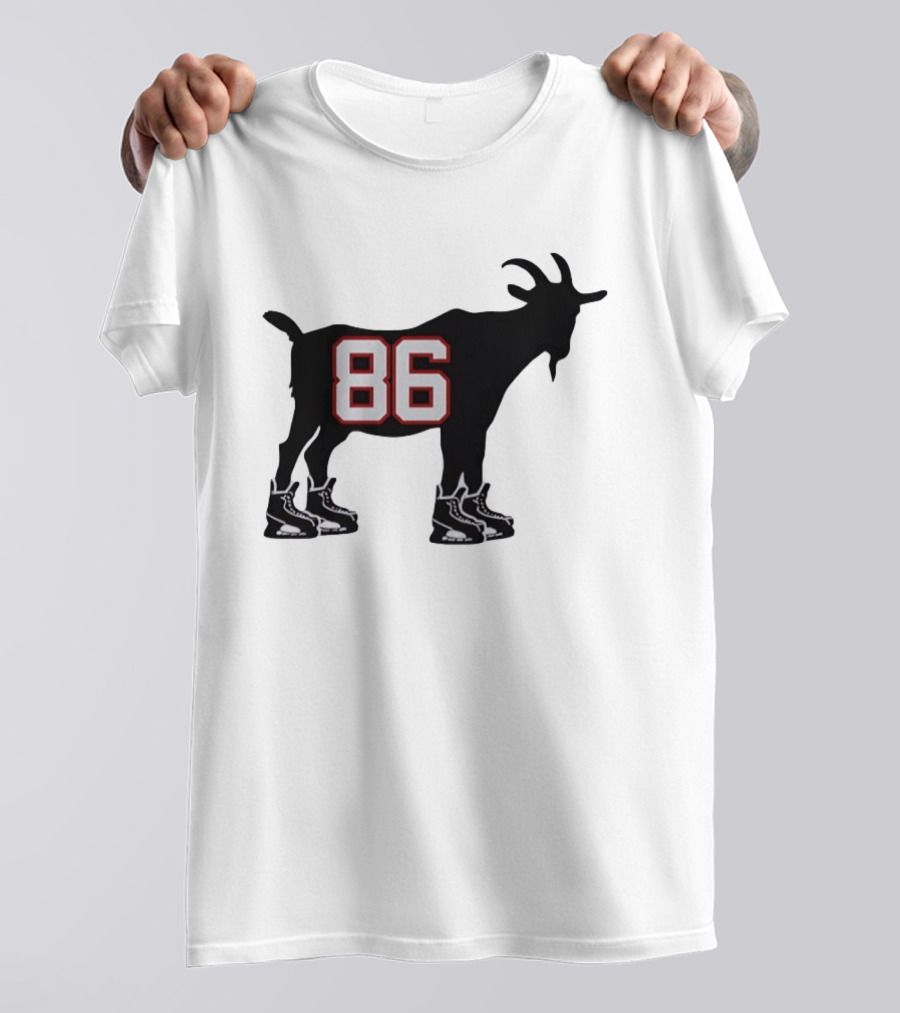 Jack Hughes 86 Hockey GOAT USA Winter Olympics T-Shirt