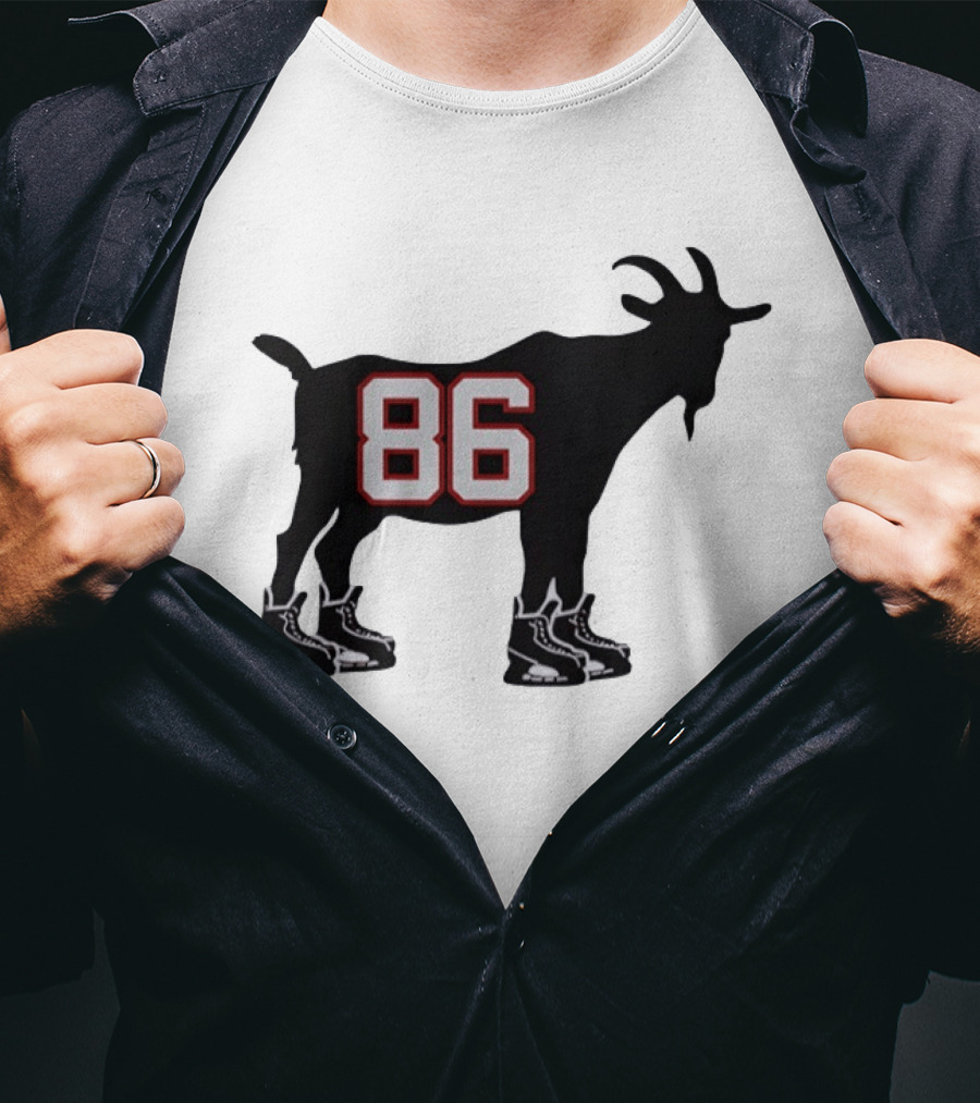 Jack Hughes 86 Hockey GOAT USA Winter Olympics T-Shirt