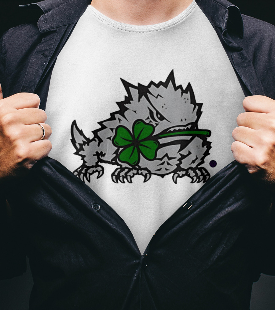 TCU Horned Frogs Shamrock St Patrick's Day Celebration T-Shirt