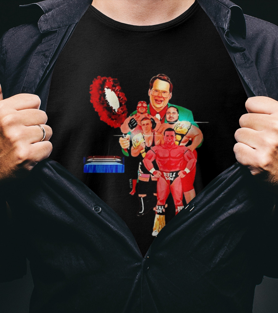 Camp Cornette 90s Wrestling Roster Vintage Collectible T-Shirt