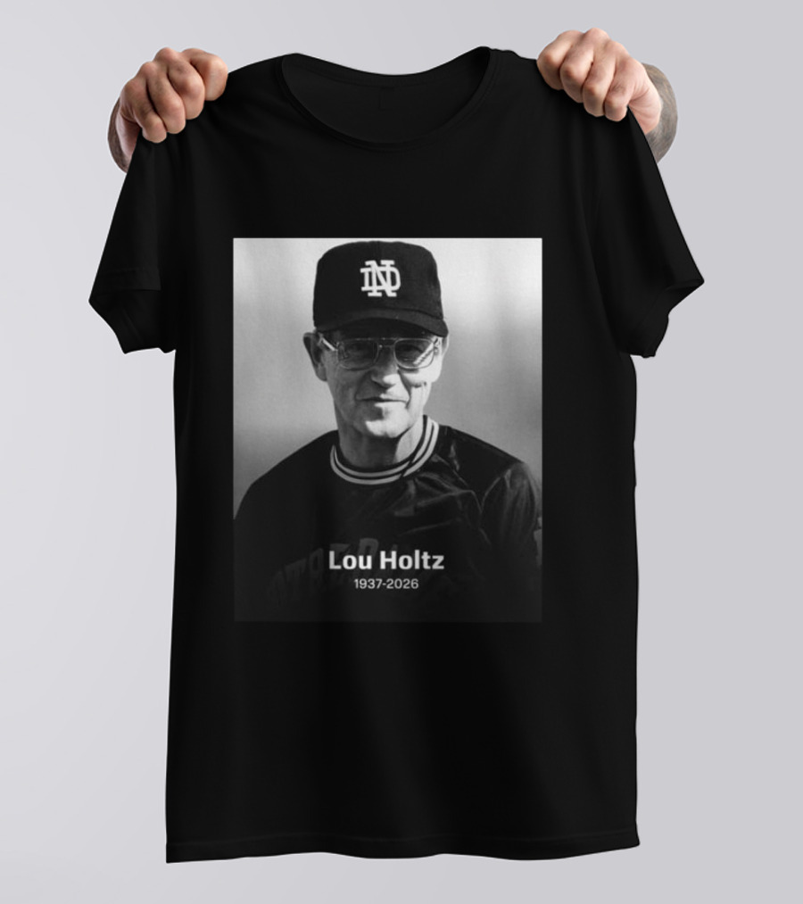 Lou Holtz Notre Dame 1937 2026 T-Shirt