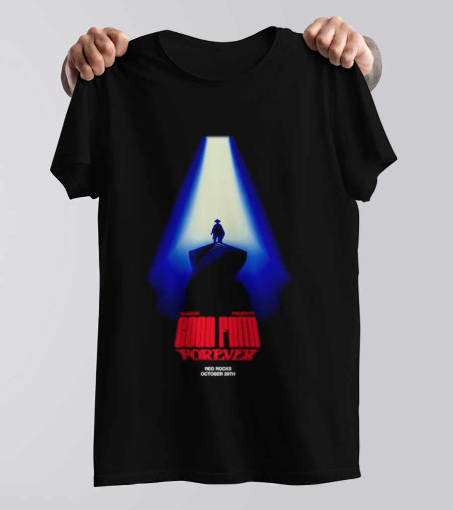 Good Faith Forever Madeon Presents Red Rocks October 29th T-Shirt