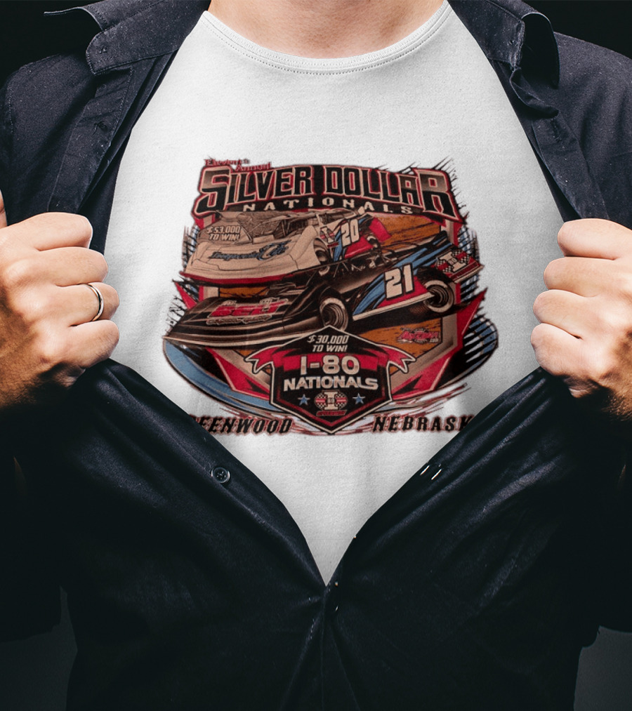 Silver Dollar Nationals I 80 Nationals $30,000 To Win Greenwood Nebraska T-Shirt