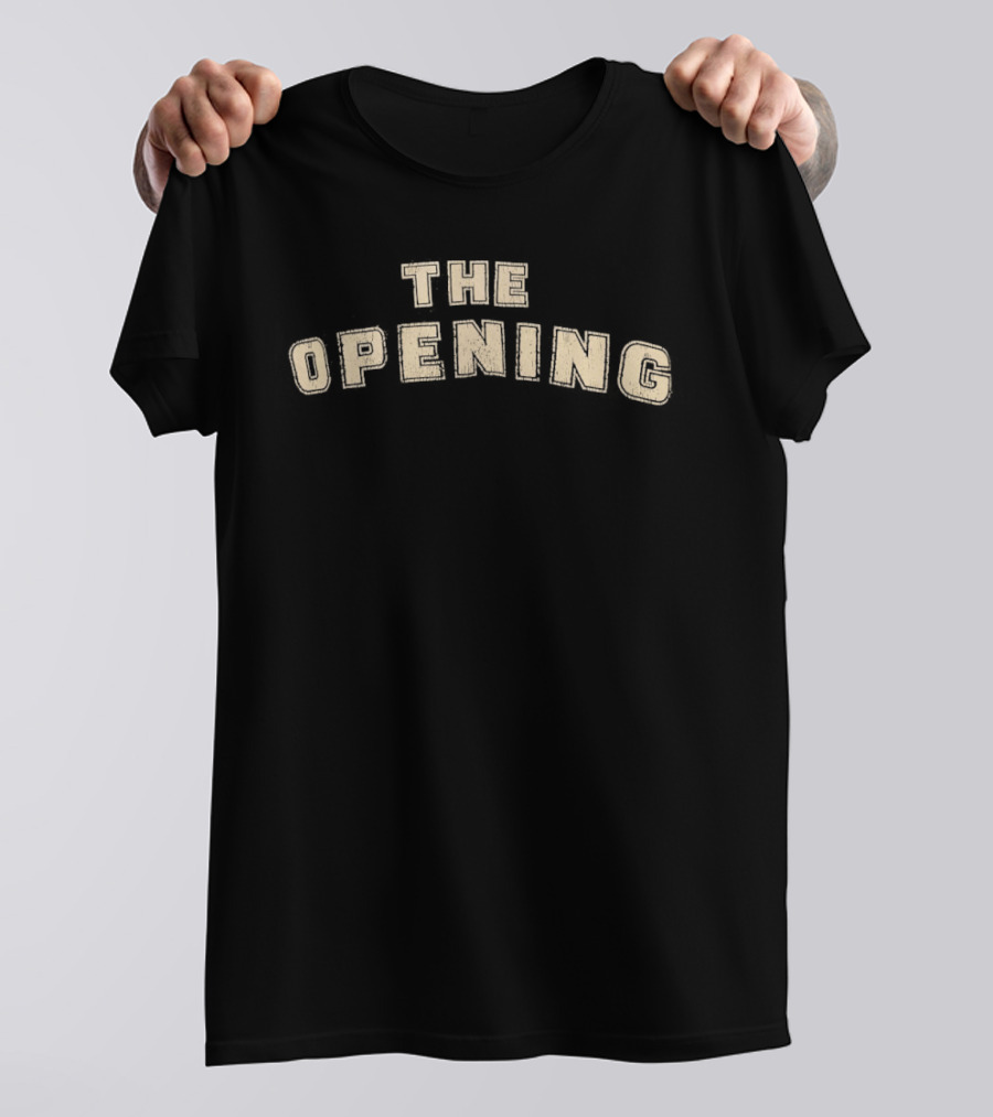 The Opening Bold Text Distressed T-Shirt