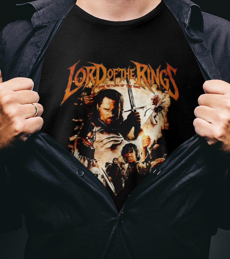 The Return Of The King Lord Of The Rings Movie Characters And Scenes T-Shirt