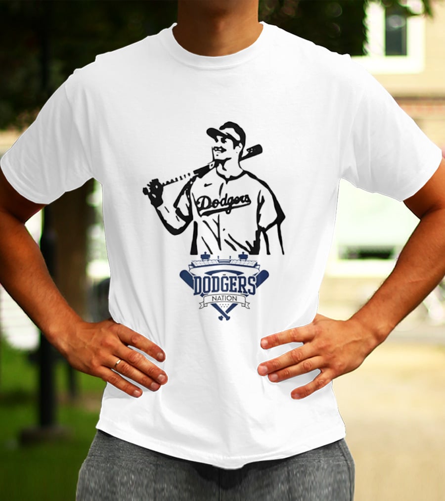 Dodgers Nation Baseball Player Los Angeles T-Shirt