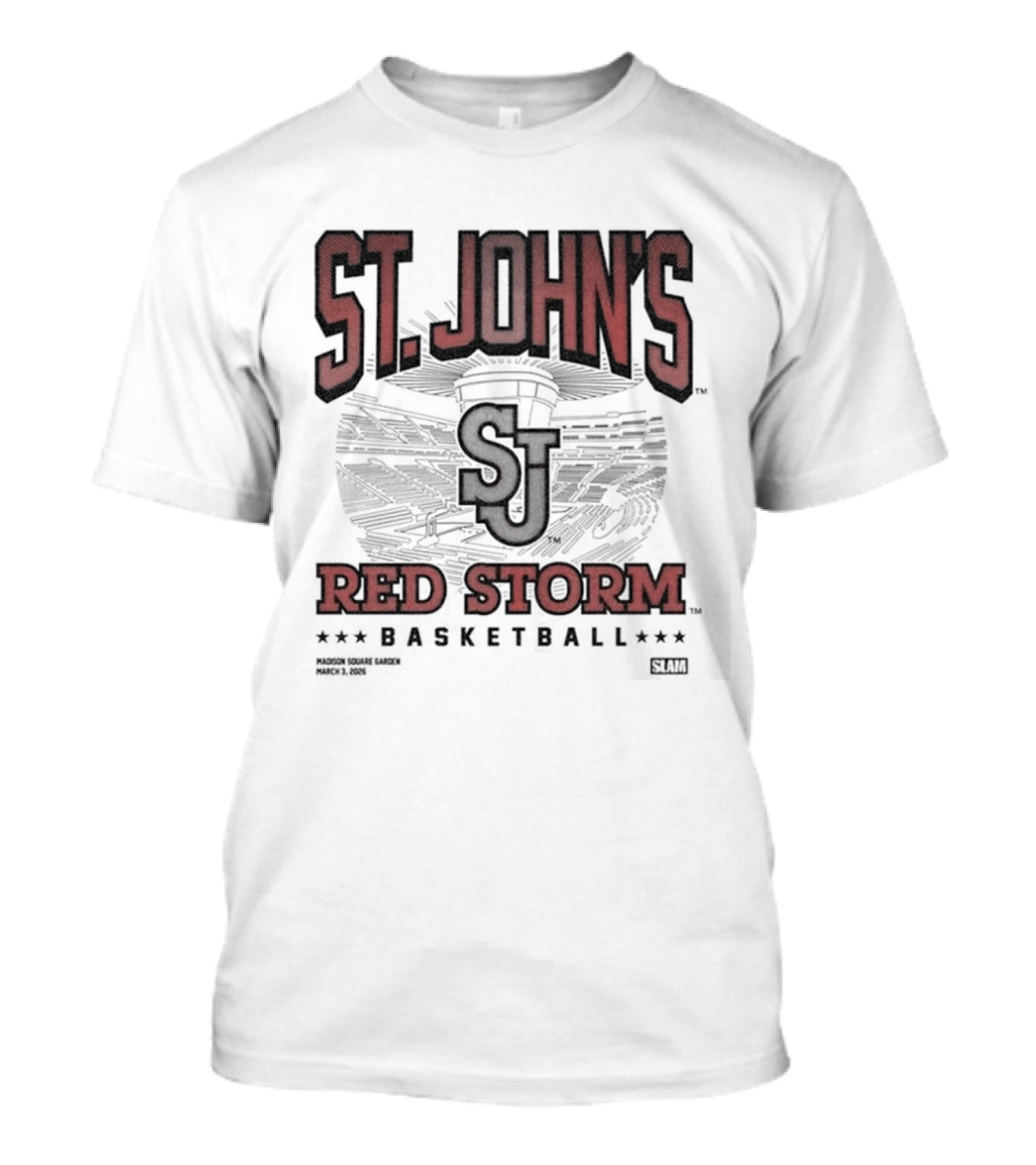 St John's Red Storm Basketball Madison Square Garden March 3 2026 Exclusive Event T-Shirt