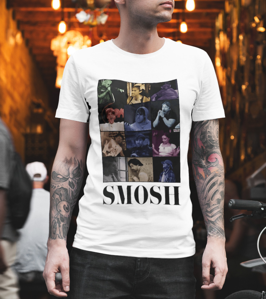 Smosh The Era Tour Collage Of Iconic Moments And Characters T-Shirt