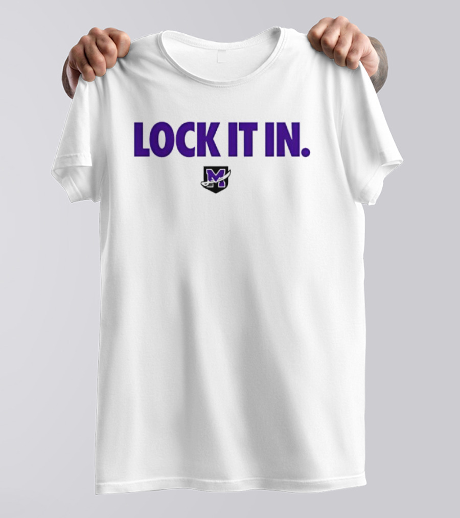 Mount Union Purple Raiders Lock It T-Shirt