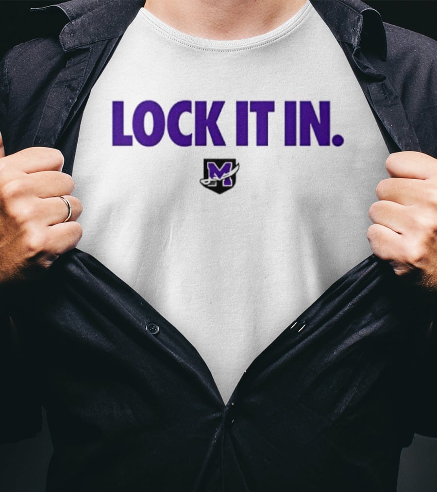 Mount Union Purple Raiders Lock It T-Shirt