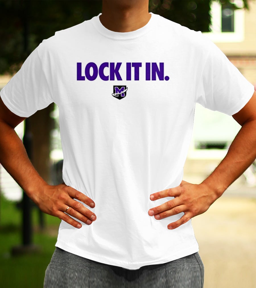 Mount Union Purple Raiders Lock It T-Shirt