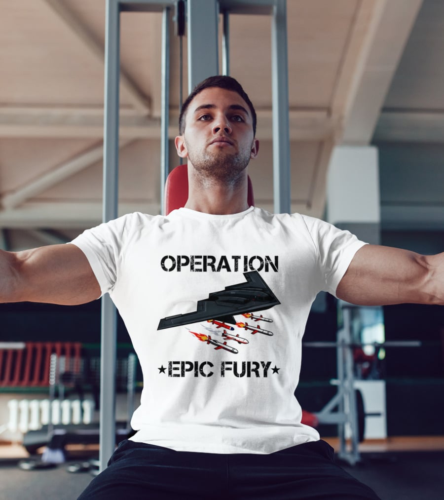 Northrop Grumman B 2 Spirit Operation Epic Fury America Airplane Aircraft T-Shirt