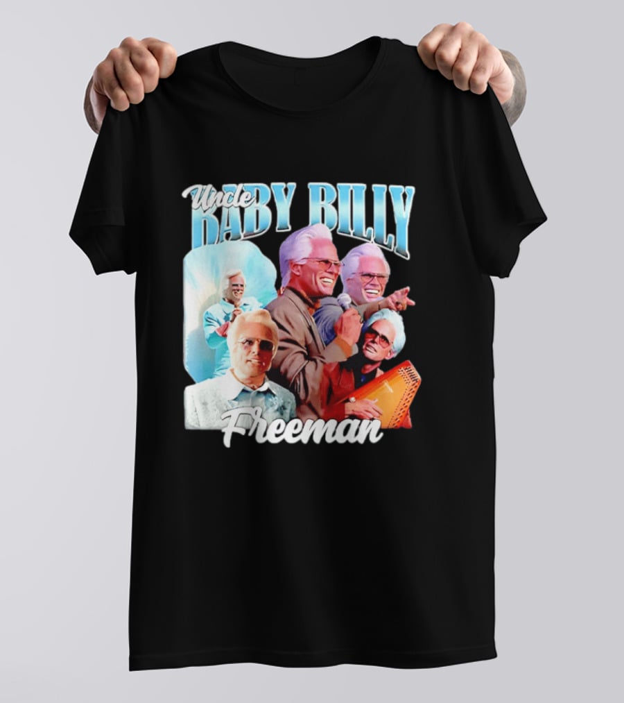 Uncle Baby Billy Freeman Character Collage T-Shirt