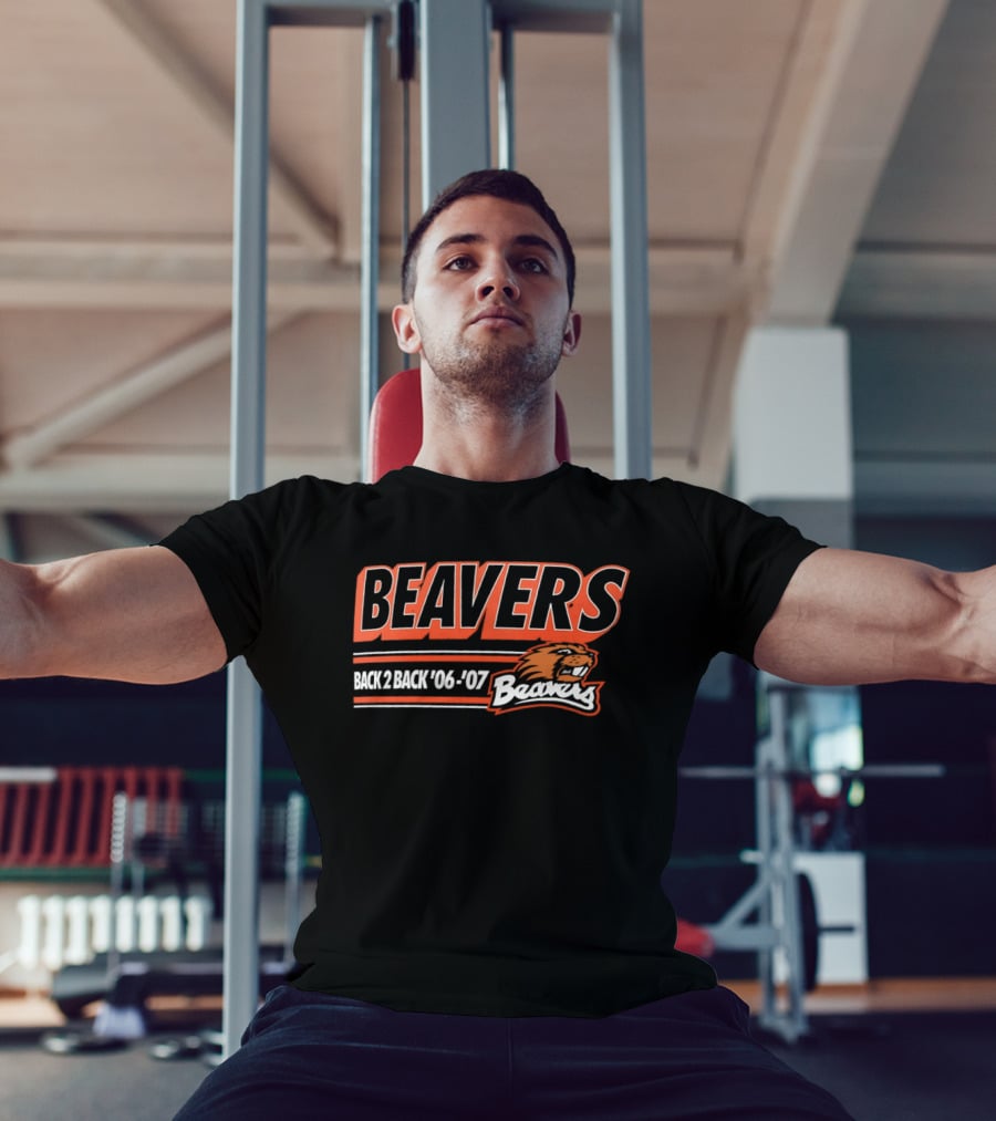 BEAVERS Back 2 Back '06 '07 T-Shirt