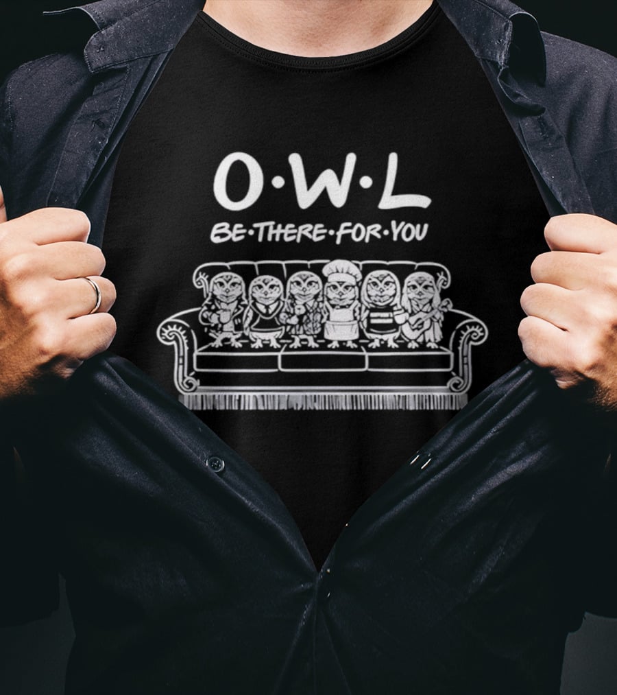 OWL Be There For You Friends Couch Scene T-Shirt