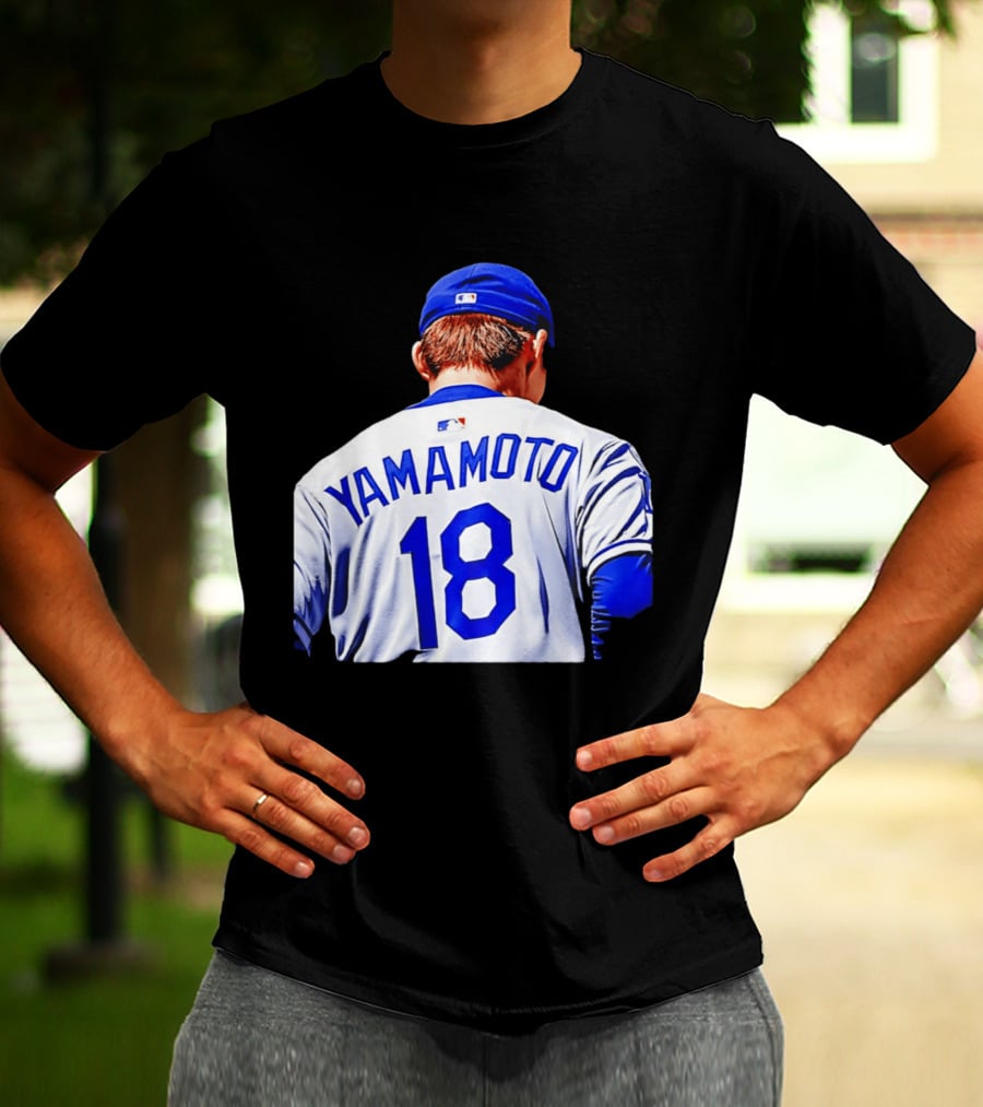 Yamamoto 18 Los Angeles Dodgers Baseball Jersey T-Shirt