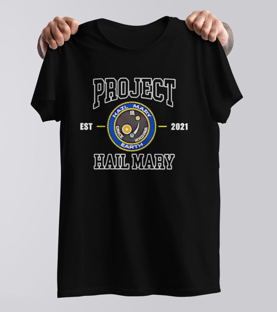Project Hail Mary Space Mission Earth 2021 Andy Weir Sci Fi T-Shirt