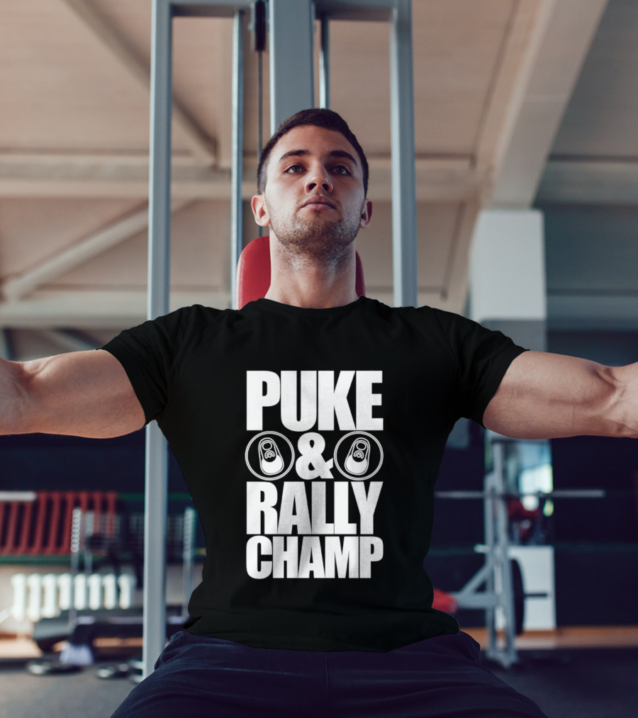 Puke And Rally Champ Soda Can Lids Fun T-Shirt