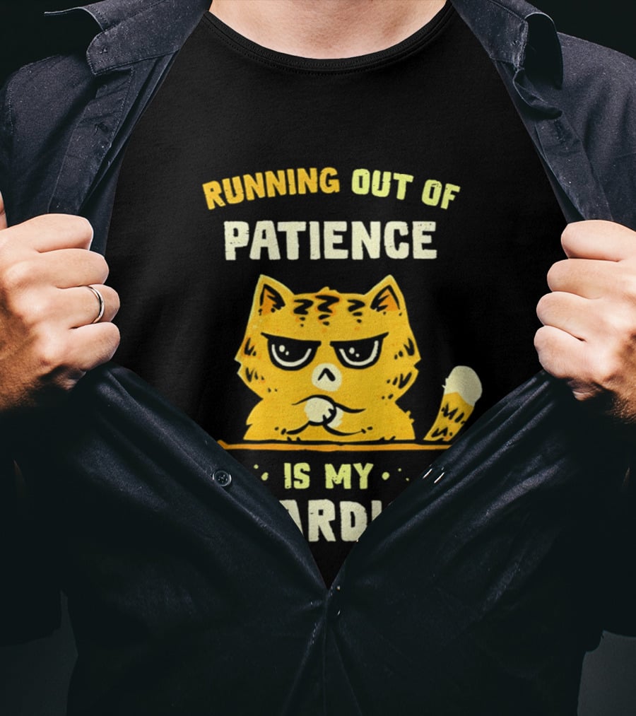 Running Out Of Patience Cat Cardio T-Shirt