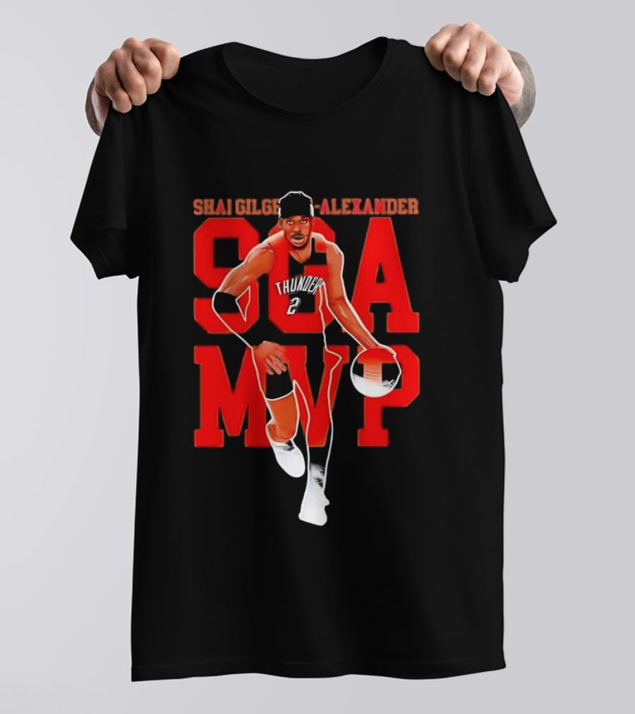 Shai Gilgeous Alexander SGA MVP Oklahoma City Thunder T-Shirt